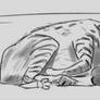 Sleeping Hyena sketch