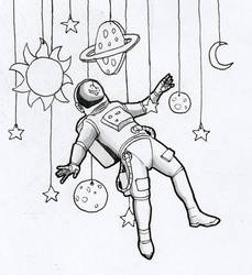 Inktober 2023 day 23: On A True Nature Of Space