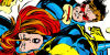 X-Men stamp - Jean Grey and Cyclops 4