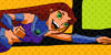 Teen Titans stamp - Starfire no.3 by Csodaaut