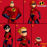 The Incredibles - Main characters in SE style no.2