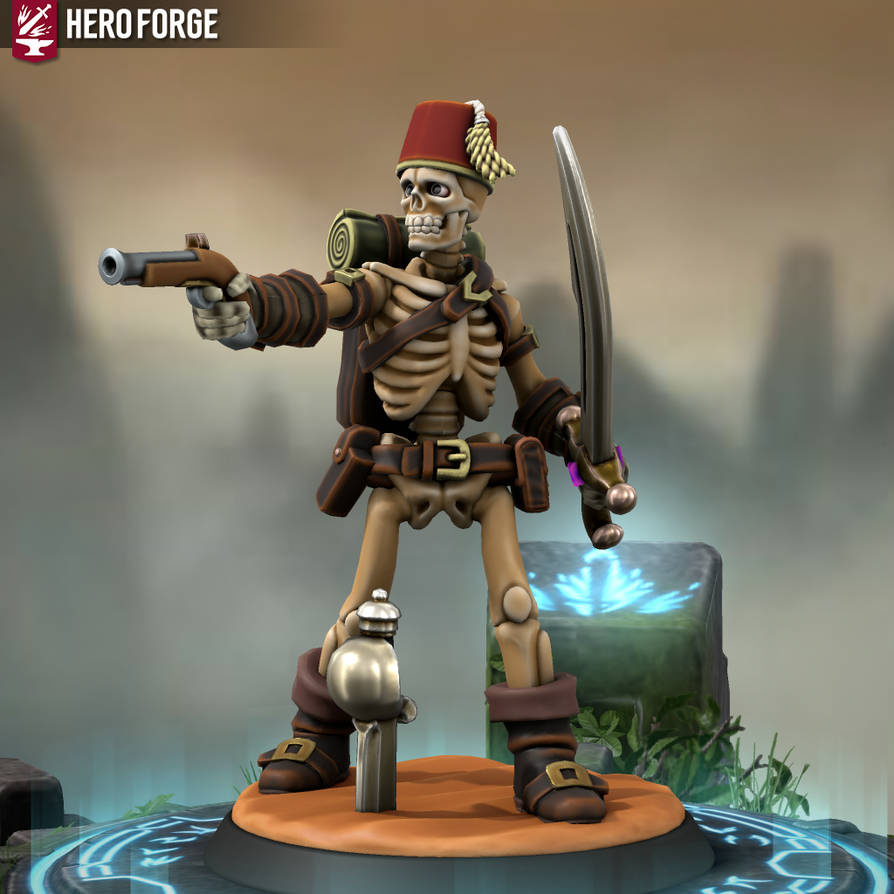 Waypointer Skeleton Wandering skeleton soldier by acritarchman on DeviantArt