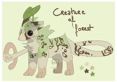 Adoptable - {AUCTION} - Creature of forest (CLOSE)