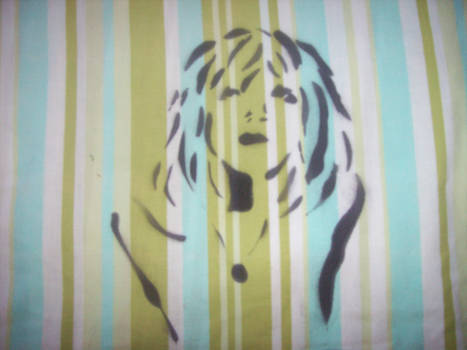 Courtney love stencil