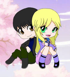 Chibi Roger and Levi