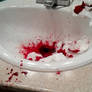 Bloody sink