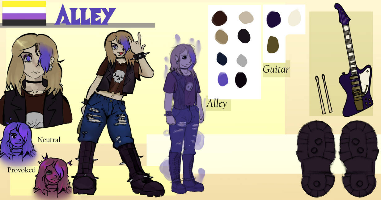 Alley Reference Sheet by YaBoiBoris on DeviantArt