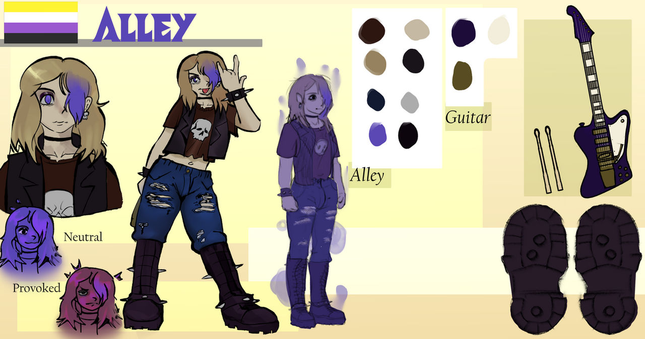 Alley Reference Sheet by YaBoiBoris on DeviantArt