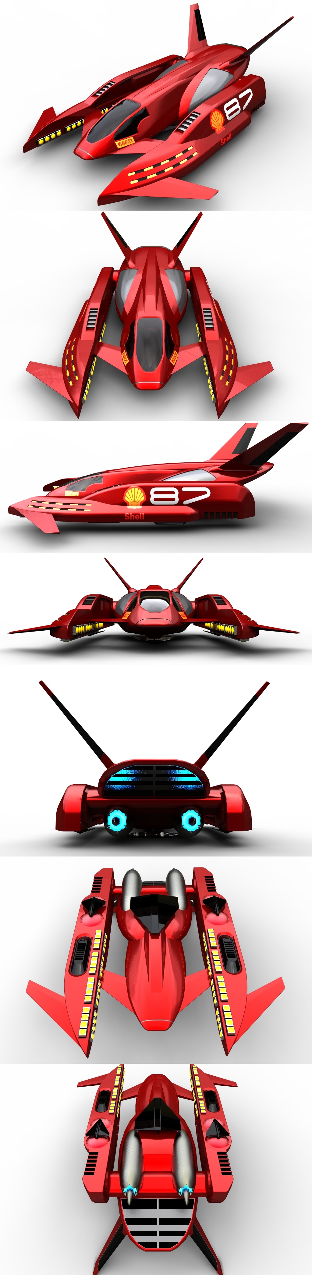 Anti-grav Racer No. 87