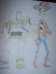 Buzz and woody