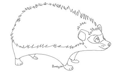 hedgehog lineart