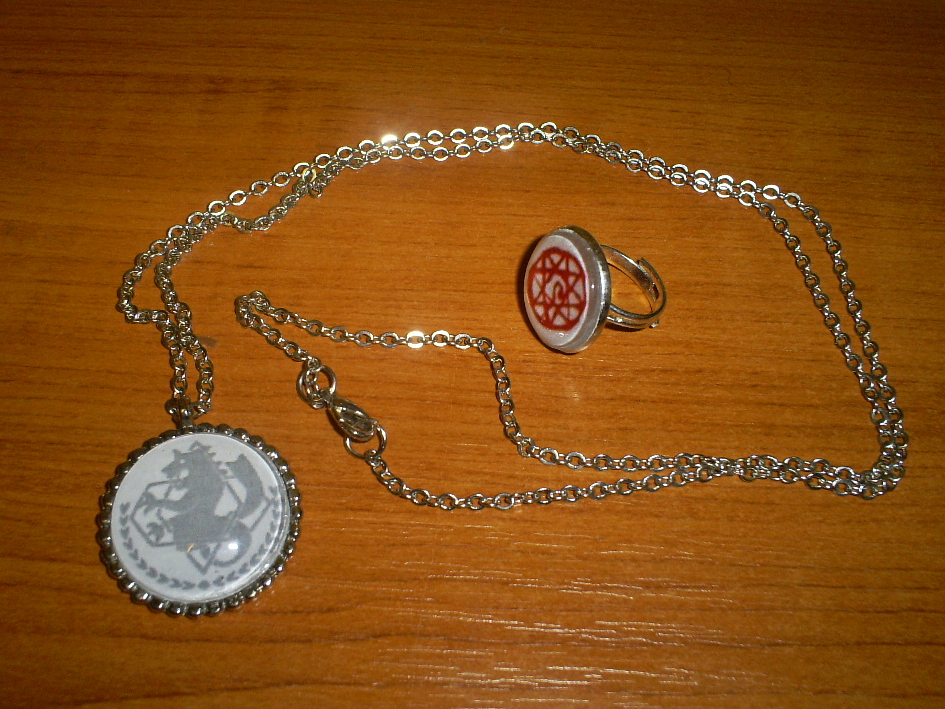 Fullmetal Alchemist jewelry set *-*