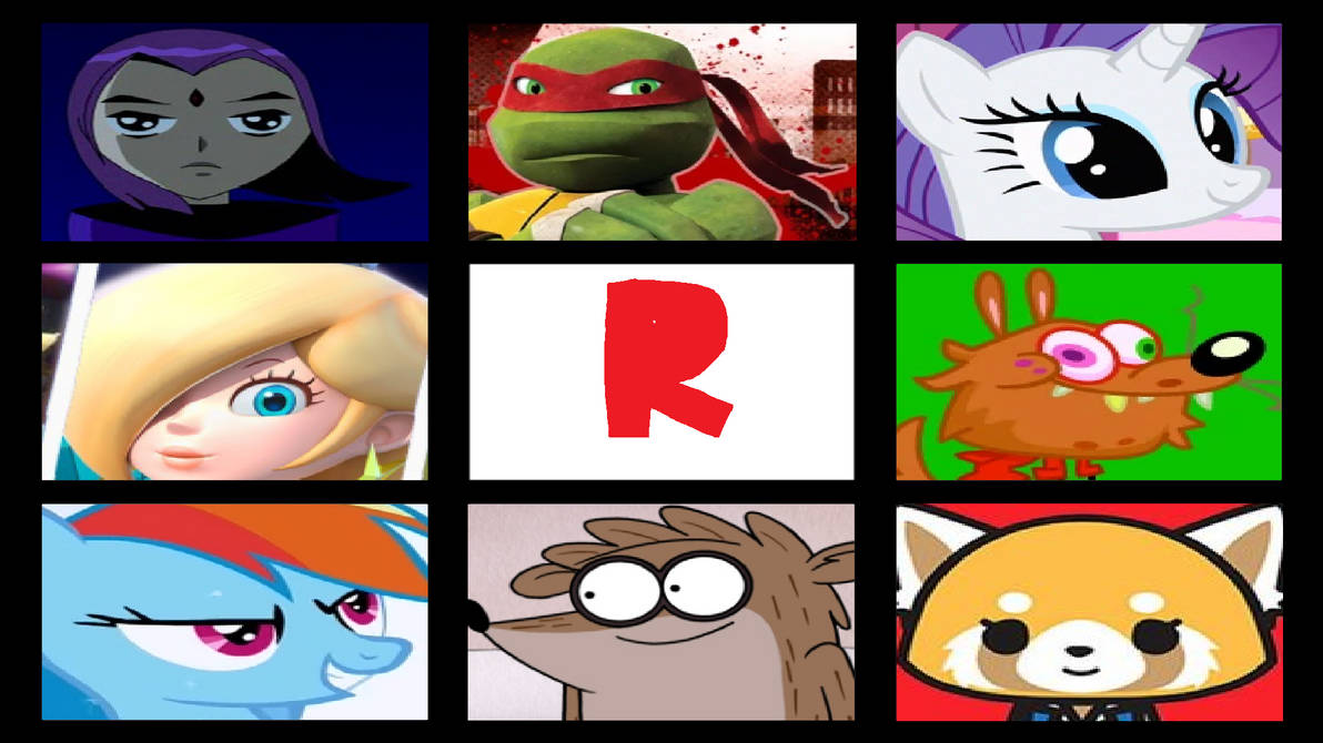 My Favorite Letter R Characters Part 1 by electricturtles16 on DeviantArt