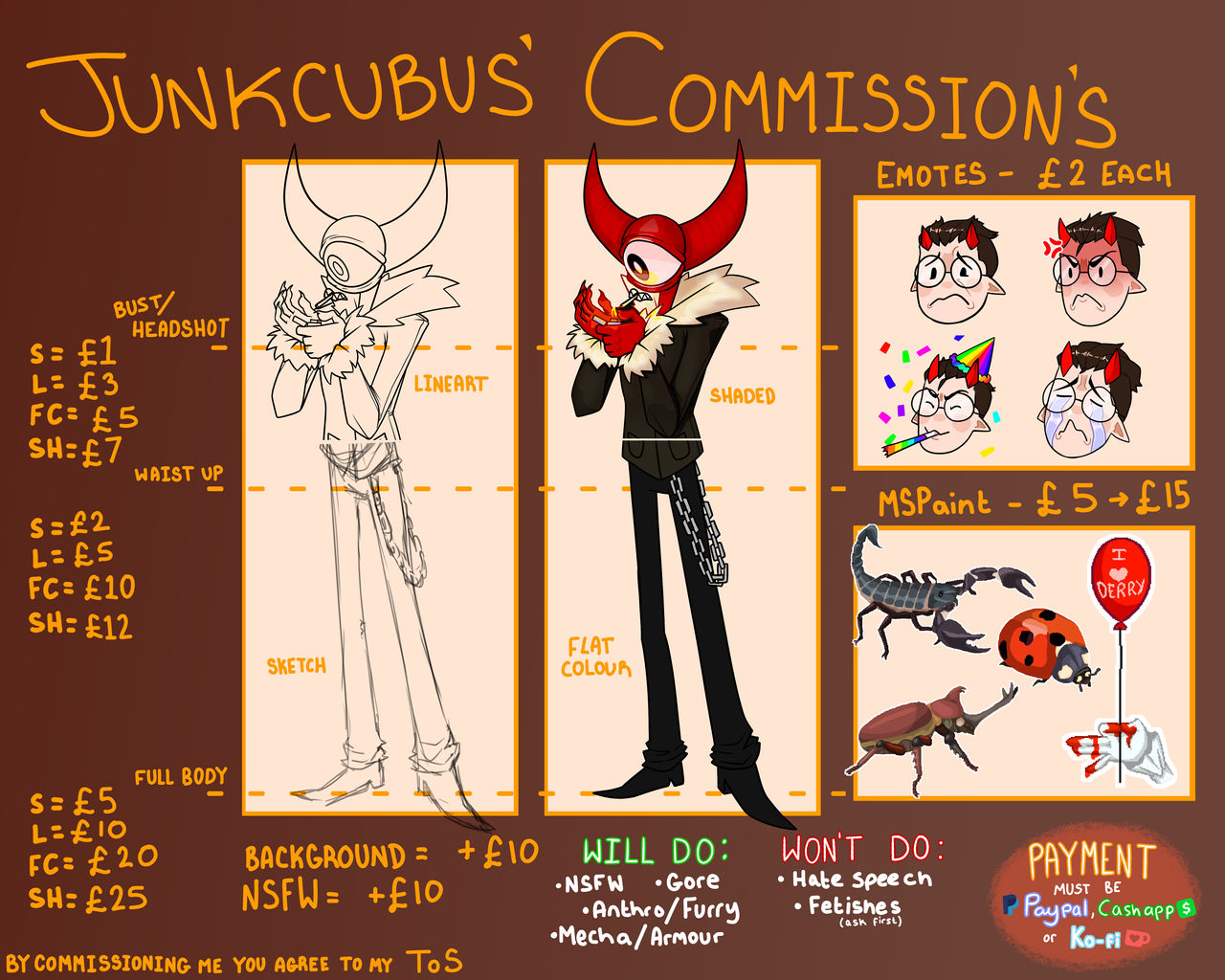 Commission Ref Sheet by JUNKCUBUS on DeviantArt