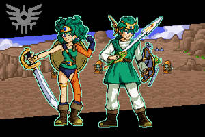 Dragon Quest IV - Solo / Sophia Pixel art