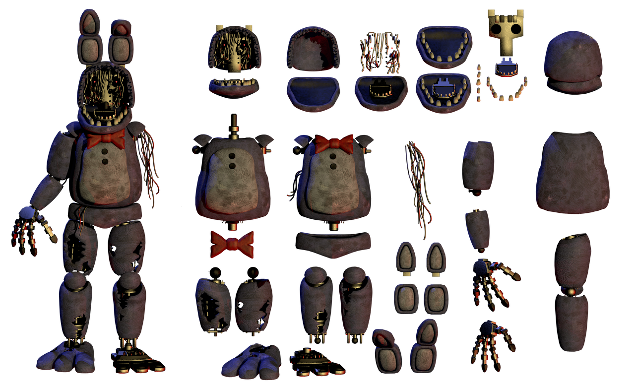 Withered Bonnie Resources(reuploaded) by ROBERTDH on DeviantArt