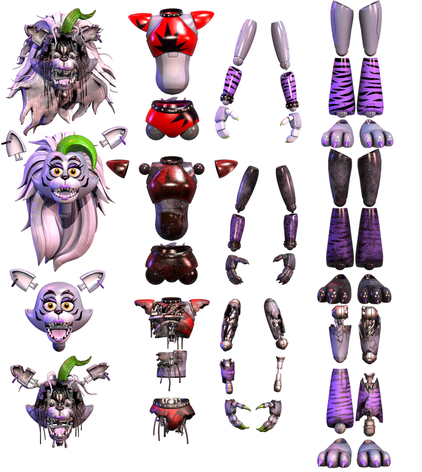 Fnaf Sotm Roxy Roxy by ROBERTDH on DeviantArt