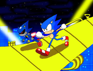 Sonic vs Metal Sonic