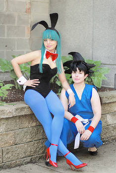 DB Cosplay - Bulma and Goku 3