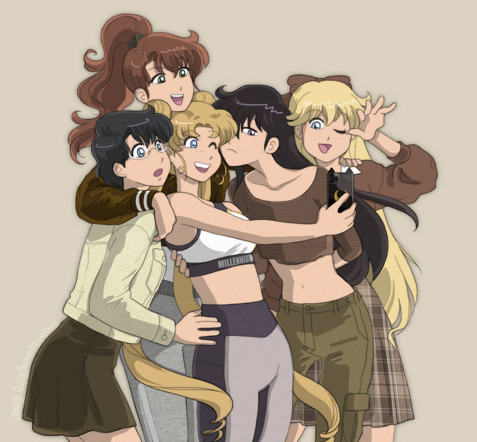 Sailor Senshi present day girls
