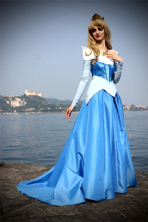 Aurora blue dress cosplay by ayral on DeviantArt Aurora blue dress cosplay by ayral on DeviantArt