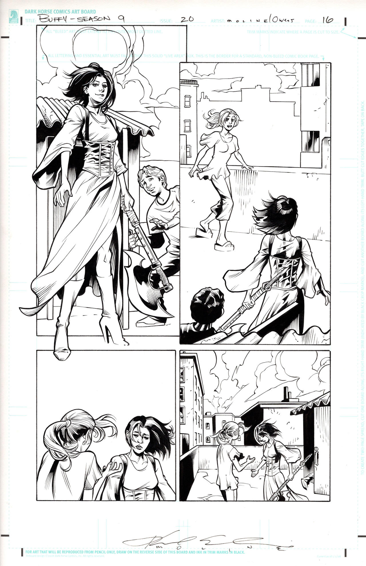 Buffy the Vampire Slayer Season 9 issue 20, pg 16 by Buffyann1 on