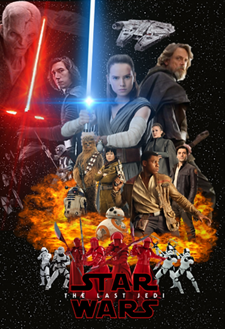 Star Wars: The Last Jedi poster concept by Thekingblader995 on DeviantArt