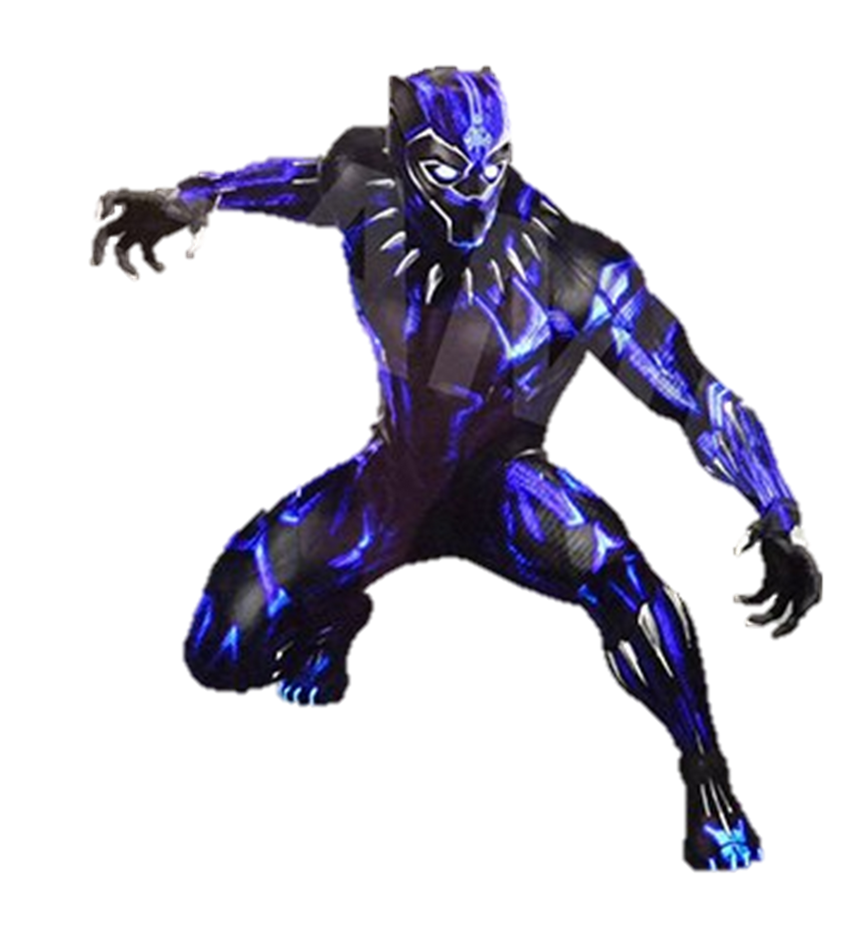 Black Panther Glow Suit 1 - Transparent by Captain-Kingsman16 on DeviantArt