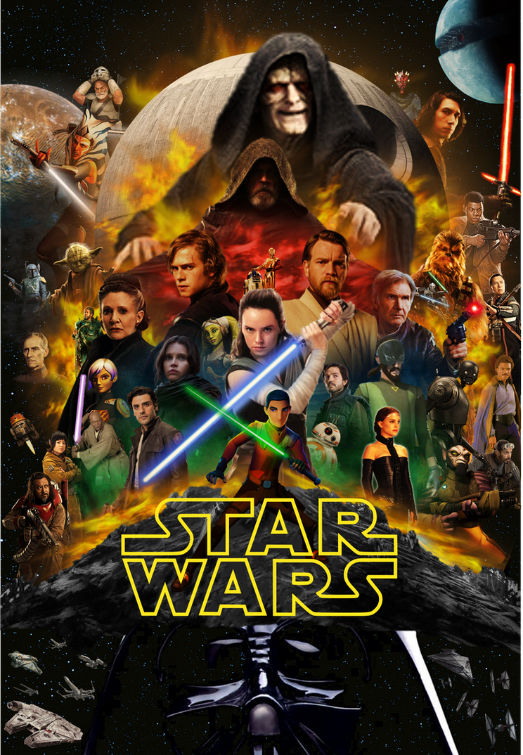 Star Wars Poster Infinity War Style By Captain Kingsman16 On Deviantart