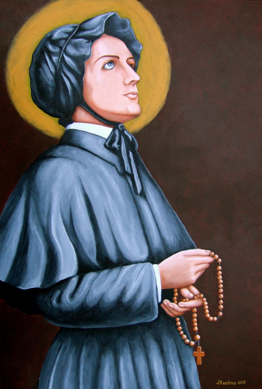 Saint Elizabeth Ann Seton by jfkpaint on DeviantArt