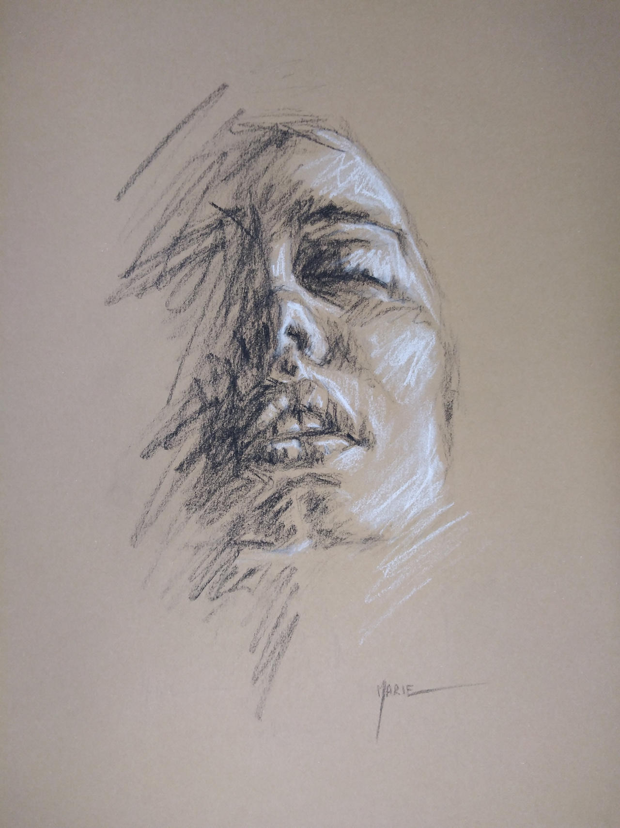 Quick charcoal portrait