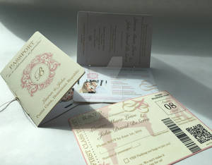 Passport Wedding Invitation