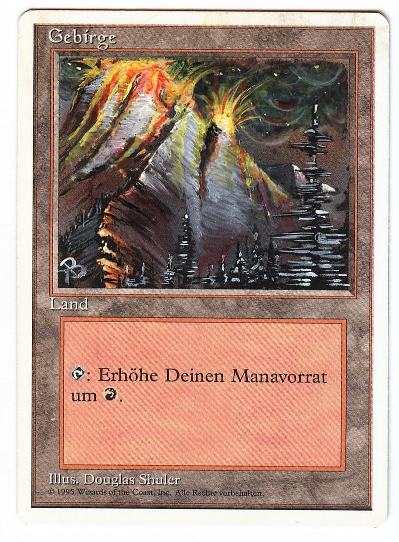 Mountain MTG Altered art