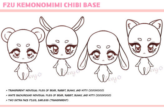 FREE TO USE Kemonomimi Bases