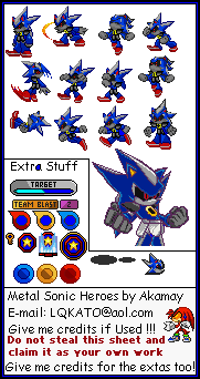 Neo Metal Sonic Sprite 2 by justinpritt16 on DeviantArt