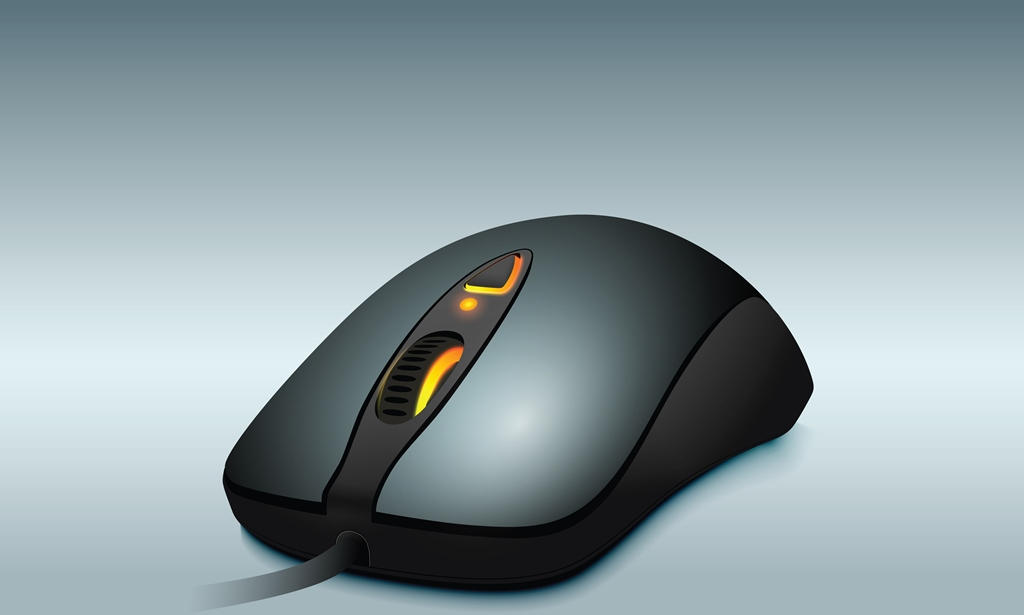 Realistic computer mouse, vector illustration by Valveat on DeviantArt