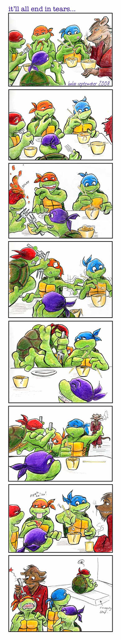 TMNT: It'll all end in tears. by loolaa