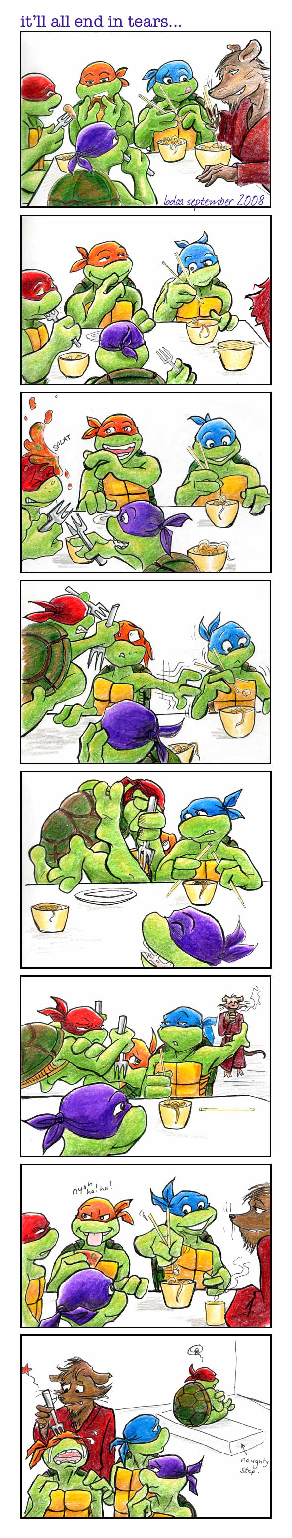 TMNT: It'll all end in tears. by loolaa