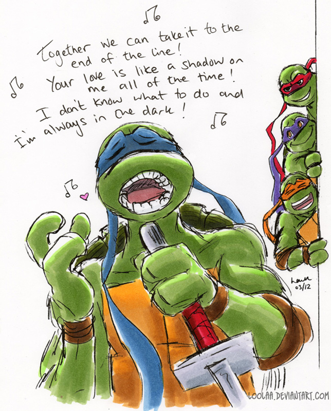 TMNT: Total Eclipse of the Heart by loolaa