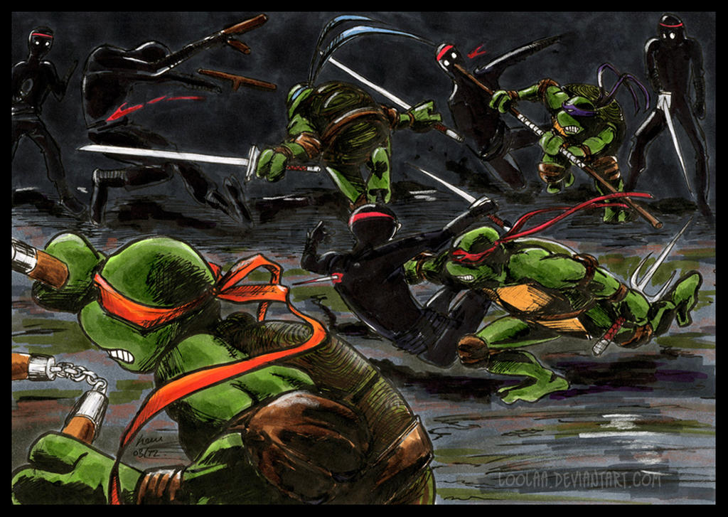 TMNT: Fighty Fight Fight by loolaa