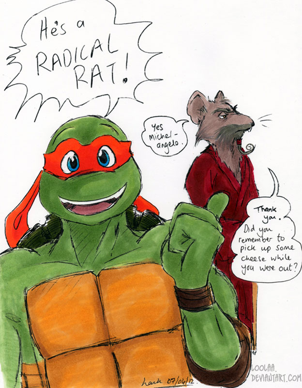 Tmnt Lab Ratt TMNT: Radical Rat by loolaa on DeviantArt