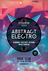 Abstract Electro Flyer