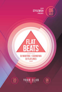 Flat Beats Flyer