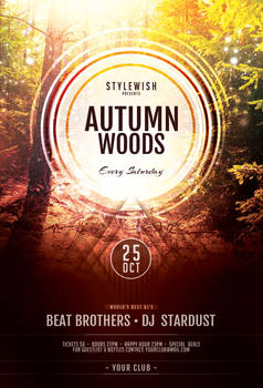 Autumn Woods Flyer