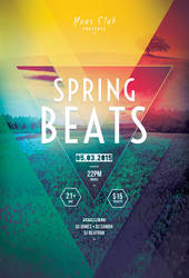 Spring Beats Flyer