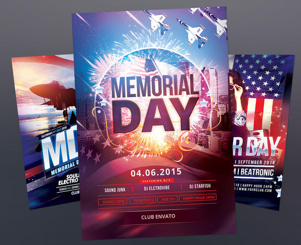 Download Memorial Day Flyer Bundle By Stylewish On Deviantart