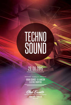 Techno Sound Flyer