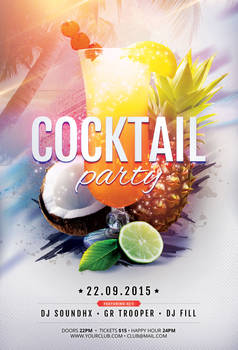 Cocktail Party Flyer