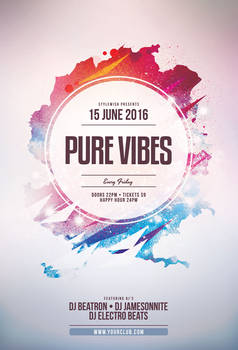 Pure Vibes Flyer