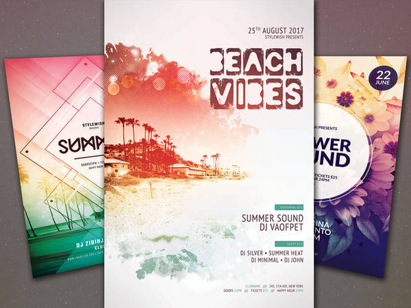 Summer Flyer Bundle Vol.05 by styleWish